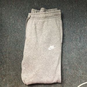 men’s grey nike sweatpants